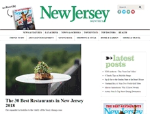 Tablet Screenshot of njmonthly.com